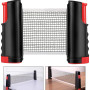 Retractable net red-black