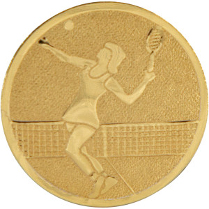 Women's tennis medals (alu - 25mm) Women's tennis medals (alu - 25mm)