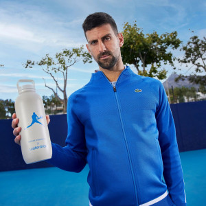 Djokovic stainless steel WATERDROP flask 1l Djokovic stainless steel WATERDROP flask 1l