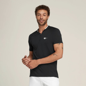 WILSON bela series seamless zip henley 2.0 t-shirt