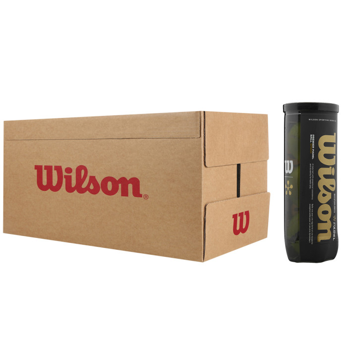 Box of 24 tubes of 3 WILSON premier speed padel balls