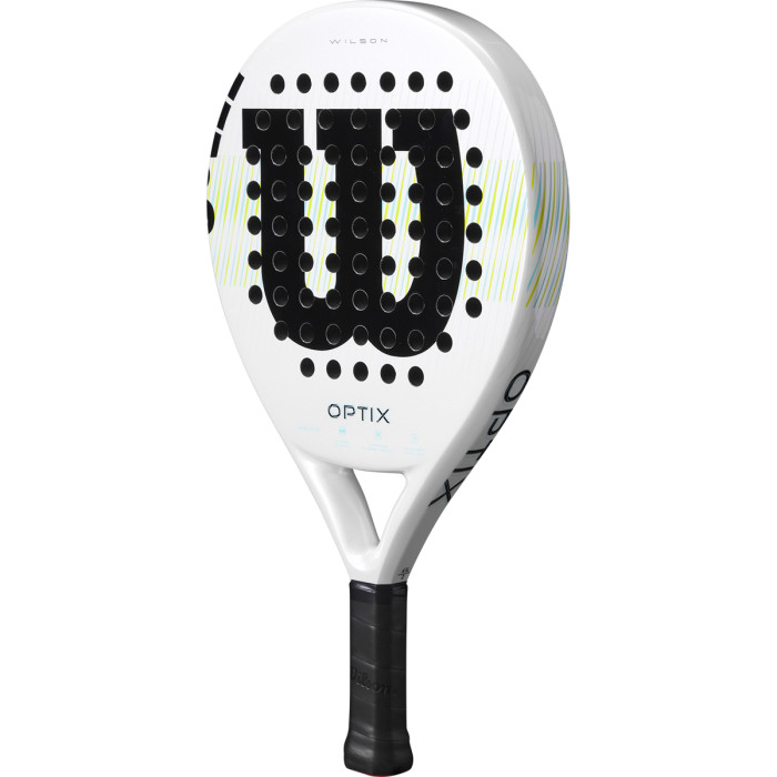 WILSON optix v1 white padel racket WILSON optix v1 white padel racket