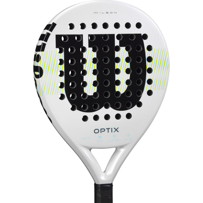 WILSON optix v1 white padel racket WILSON optix v1 white padel racket