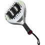 WILSON optix v1 white padel racket WILSON optix v1 white padel racket