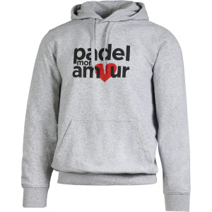 Sweat PADEL MON AMOUR coton a capuche