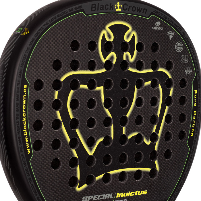BLACK CROWN special invictus padel racket BLACK CROWN special invictus padel racket