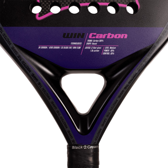 BLACK CROWN win carbon padel racket BLACK CROWN win carbon padel racket