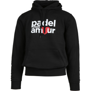 Sweat PADEL MON AMOUR coton a capuche
