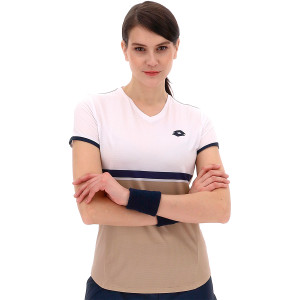 T-shirt LOTTO femme tech v - d1