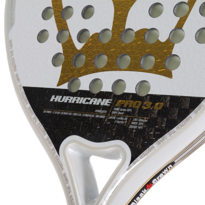 BLACK CROWN hurricane pro 3.0 padel racket BLACK CROWN hurricane pro 3.0 padel racket
