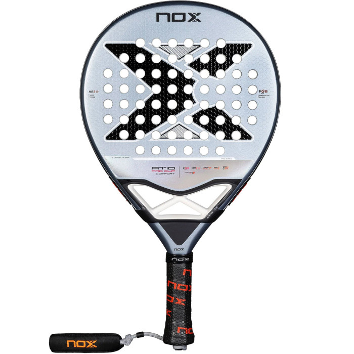 NOX at10 pro cup comfort padel racket by agustin tapia