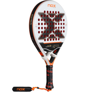 Raquett test de padel nox at10 genius attack 18k alum by agustin tapia