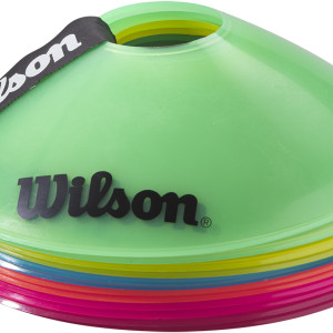 Pack of 12 WILSON training cones