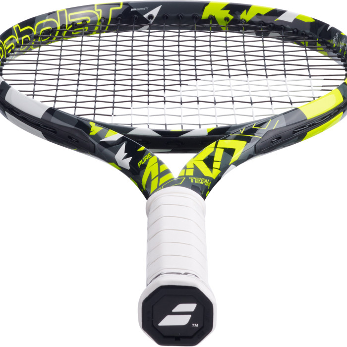 BABOLAT pure aero team racquet (285 gr) (new) (strung) BABOLAT pure aero team racquet (285 gr) (new) (strung)