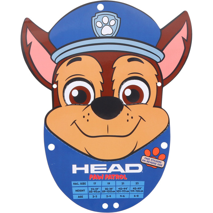 Racket HEAD junior pat patrouille chase 21 Racket HEAD junior pat patrouille chase 21