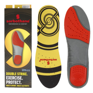 SORBOTHANE double strike composite insoles