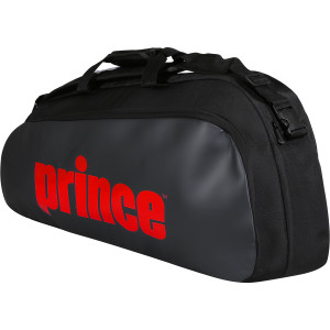 PRINCE tour 1 comp bk/pop rd tennis bag PRINCE tour 1 comp bk/pop rd tennis bag