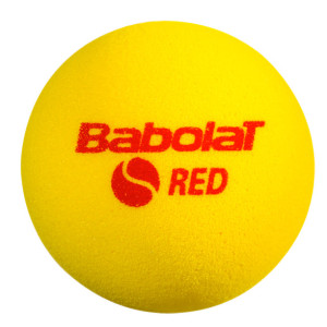 Zipped bag of 24 BABOLAT red foam balls Zipped bag of 24 BABOLAT red foam balls