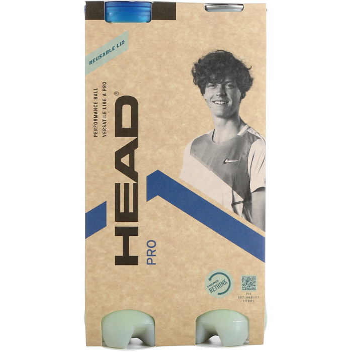 Bipack of 4 HEAD pro balls