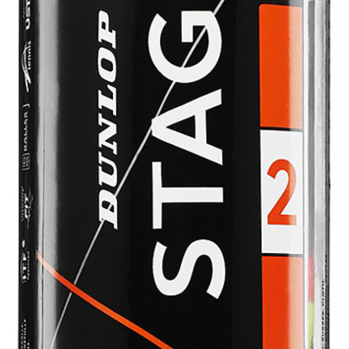 Tube of 3 DUNLOP mini tennis stage 2 balls