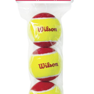 Bag of 3 WILSON starter red balls