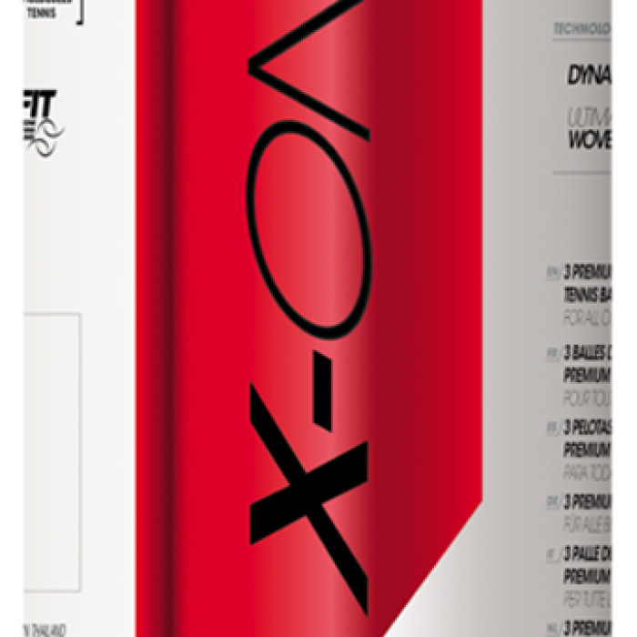 Tube of 3 TECNIFIBRE balls x one Tube of 3 TECNIFIBRE balls x one