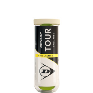 Tube of 3 DUNLOP tour brilliance balls