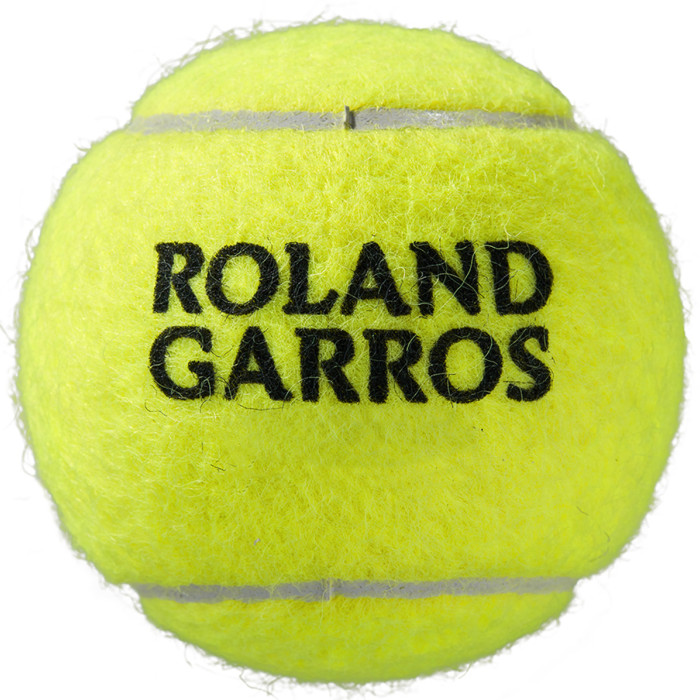 Tube of 3 WILSON roland garros clay court balls Tube of 3 WILSON roland garros clay court balls