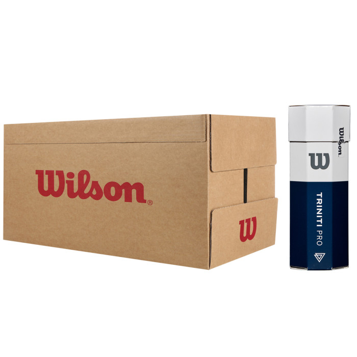 Box of 24 tubes of 3 WILSON triniti pro balls Box of 24 tubes of 3 WILSON triniti pro balls