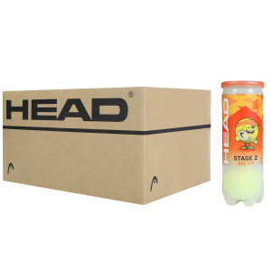 Tube of 3 orange HEAD tip balls Tube of 3 orange HEAD tip balls
