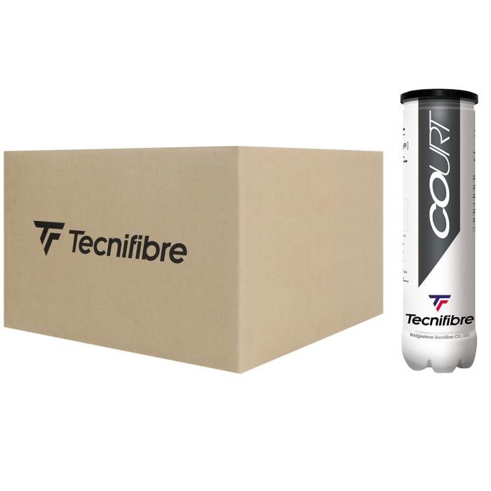 Cartons of 36 tubes of 4 TECNIFIBRE court balls Cartons of 36 tubes of 4 TECNIFIBRE court balls