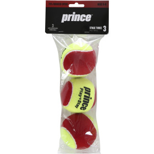 3 PRINCE stage 3 red felt balls 3 PRINCE stage 3 red felt balls