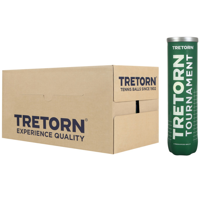Case of 18 tubes of 4 TRETORN tournament balls