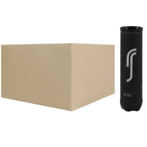 Box of 18 tubes of 4 ROBIN SODERLING all court black edition balls