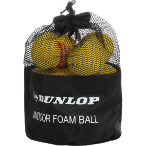 Pack of 12 DUNLOP indoor foam balls Pack of 12 DUNLOP indoor foam balls