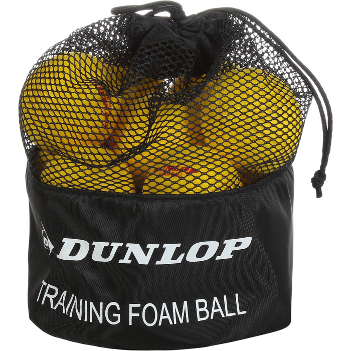 Pack of 12 DUNLOP training foam balls