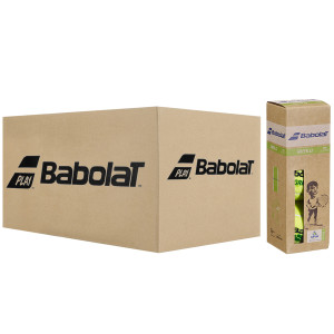 Box of 24 tubes of 3 BABOLAT green balls