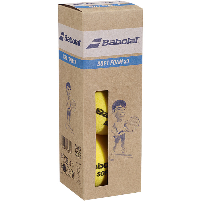 Sachet 3 BABOLAT soft foam balls