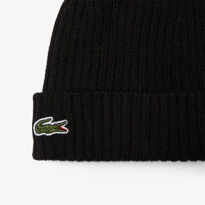 Bonnet LACOSTE laine ribbed Bonnet LACOSTE laine ribbed