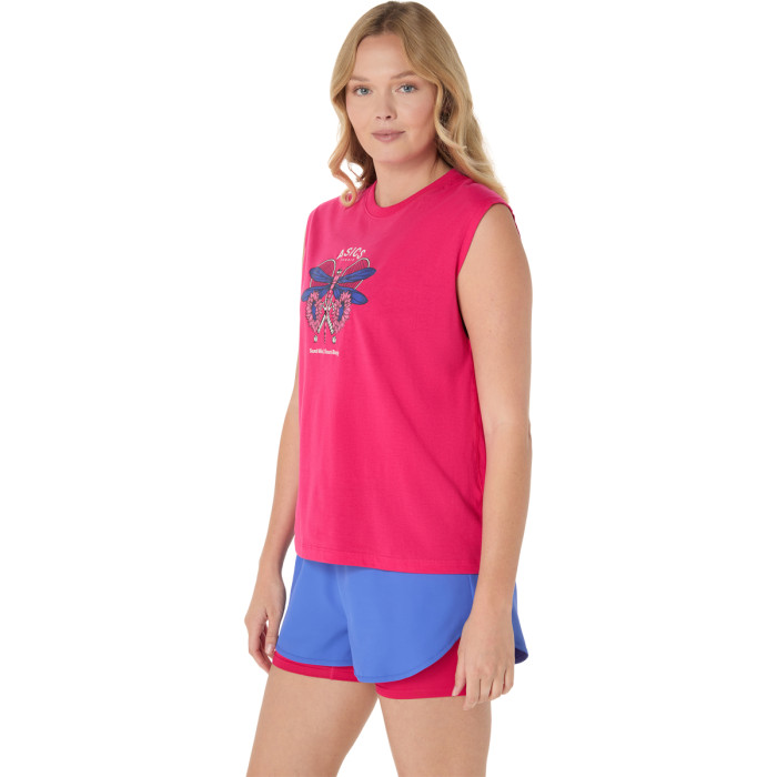 T-shirt ASICS femme game seasonal graphic T-shirt ASICS femme game seasonal graphic
