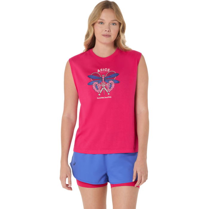 T-shirt ASICS femme game seasonal graphic T-shirt ASICS femme game seasonal graphic