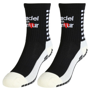 2 pairs of PADEL MON AMOUR anti-slip socks one size (mid)