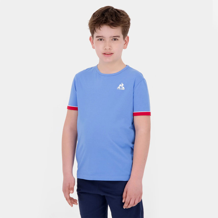 T-shirt LE COQ SPORTIF junior tricolore