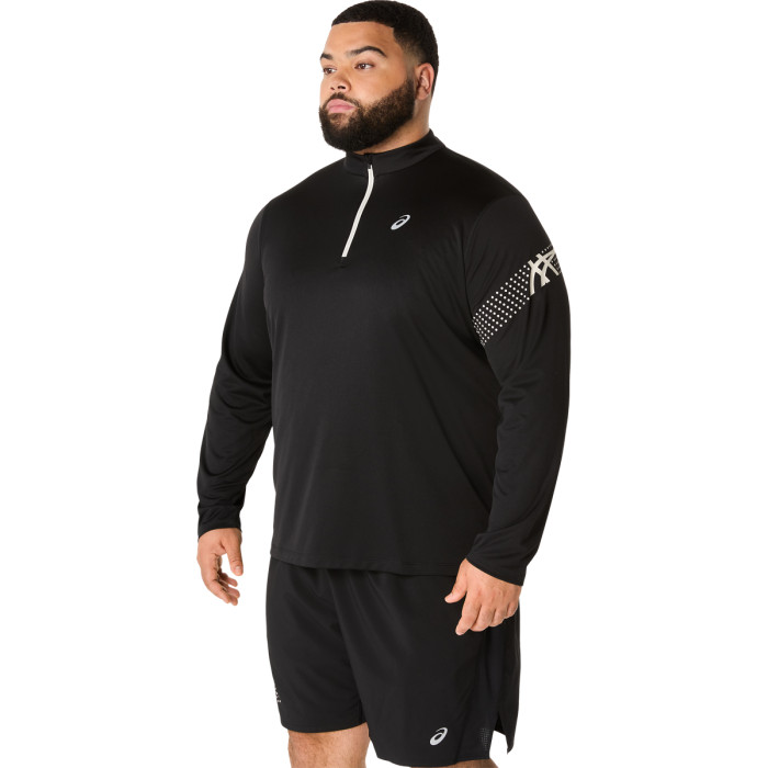 T-shirt ASICS icon ls 1/2 zip manches longues