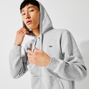 LACOSTE hoodie fz core perrformance