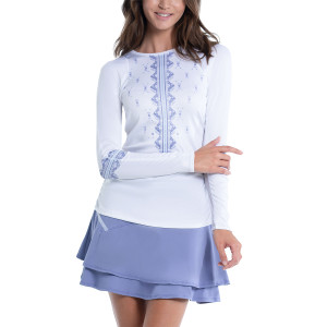 LUCKY IN LOVE sport all about ikat long sleeve t-shirt