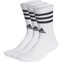 3 paires de chaussettes ADIDAS 3 bandes crew (mid)