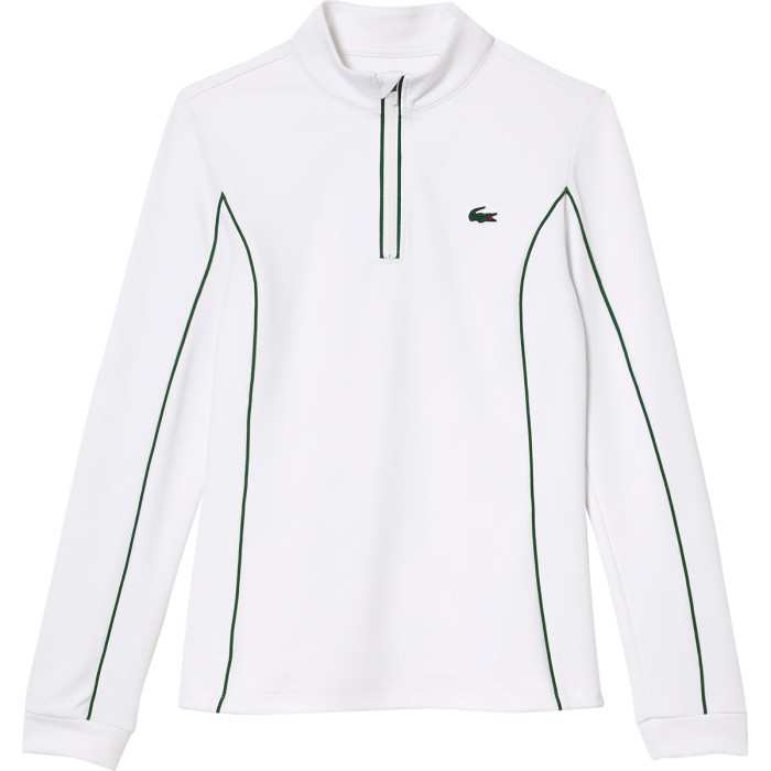 Sweat LACOSTE femme 1/2 zip heritage club
