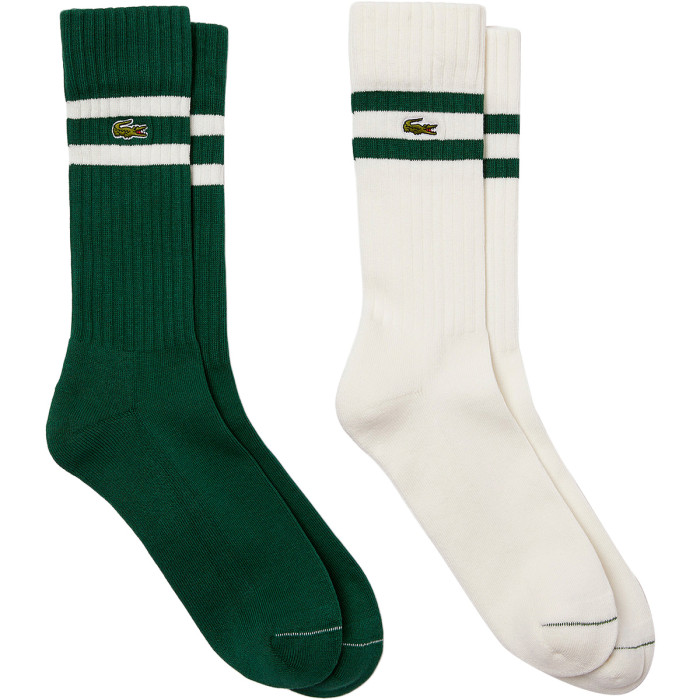 2 paires de chaussettes LACOSTE core lifestyle
