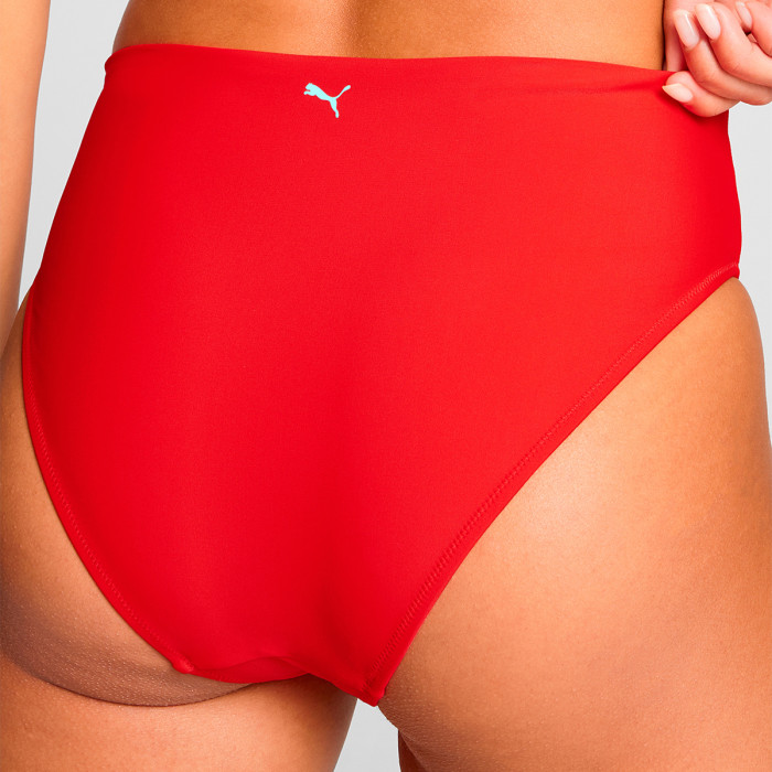 High-waisted women's PUMA swimsuit bottoms